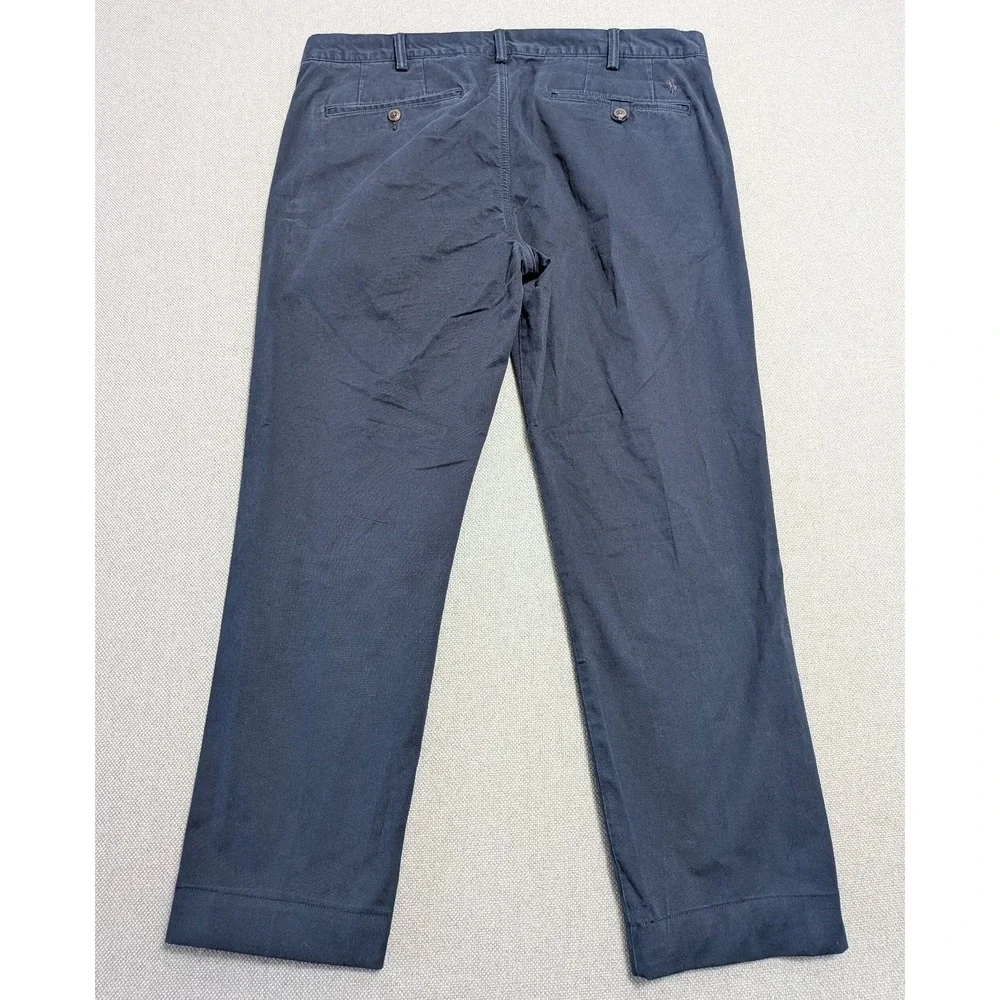 Polo Ralph Lauren Men's Navy Blue 36x30 Stretch Slim Fit Chino Pants Pony Prep